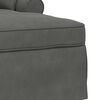 vidaXL Chaise Longe con Gonna Grigio scuro 91 x 157 x 91 cm