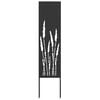 vidaXL Schermo per privacy in giardino Traforo Nero 32 x 140 cm
