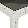 vidaXL Set da Pranzo da Giardino 5 pz con Cuscini in Polyrattan Bianco