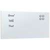 vidaXL Lavagna Magnetica a Parete Bianca 60x30 cm Vetro Temperato