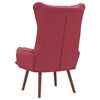 vidaXL poltrona Rosso Vino 69 x 74 x 93 cm Pelle Artificiale