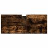 vidaXL Armadietto Bagno Rovere Fumo 80x33x60 cm in Legno Multistrato