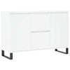 vidaXL Credenza Bianca 101,5x35x70 cm in Legno Multistrato