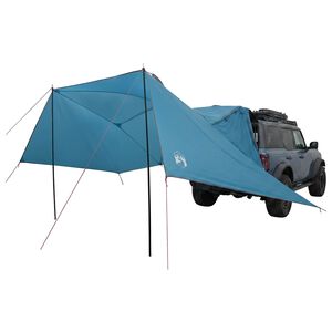vidaXL Tenda da auto 308 x 215 x 220 cm Blu Poliestere e Acciaio
