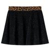 Gonna da Bambina con Vita Leopardata Nera 104