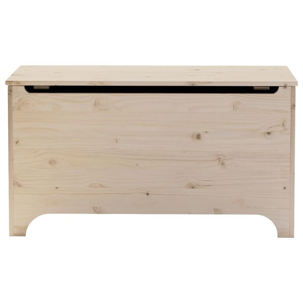 vidaXL Contenitore con Coperchio RANA 100x49x54 cm Legno Massello Pino
