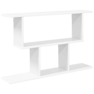 vidaXL Scaffale da parete Bianco 80 x 15 x 50,5 cm