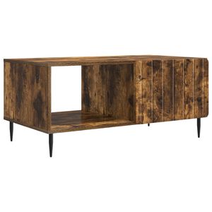 vidaXL Tavolino da salotto Rovere Fumo 90 x 50 x 40 cm
