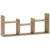 vidaXL Scaffale da parete Rovere Artigianale 97.5 x 17 x 40 cm