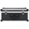 vidaXL Custodia CD per 60 CD in Alluminio ABS Nero
