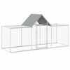vidaXL Pollaio 3x1x1,5 m in Acciaio Zincato