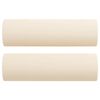 vidaXL Set di Divani 2 pz con Cuscini Decorativi Crema in Velluto