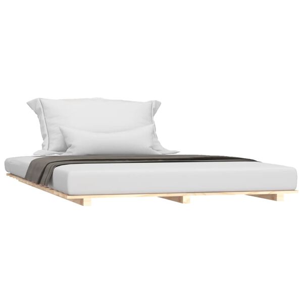 vidaXL Letto senza Materasso 140x190 cm in Legno Massello di Pino
