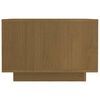 vidaXL Tavolino da Salotto Marrone 50x50x33,5cm Legno Massello di Pino