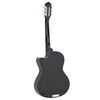vidaXL Set Chitarra Western 12 pz con Equalizzatore e 6 Corde Nera