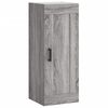 vidaXL Mobile a Parete Grigio Sonoma 34,5x34x90 cm Legno Multistrato