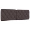 vidaXL Cuscino Testiera Marrone Scuro 160 cm in Tessuto