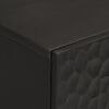 vidaXL Credenza Nera 90x33x75 cm in Legno Massello di Mango