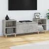 vidaXL Mobile per TV Grigio Cemento 160x35x55 cm Legno Multistrato