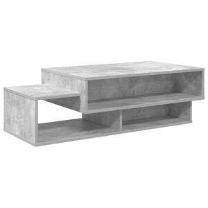 vidaXL Tavolino da salotto Grigio cemento 105 x 50 x 32,5 cm