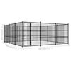 vidaXL Canile da Esterno 450x450x185 cm