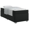 vidaXL Struttura del letto Nero 90 x 190 cm Tessuto