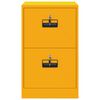vidaXL Armadio per File con cassetto Giallo senape 44 x 50 x 106.5 cm