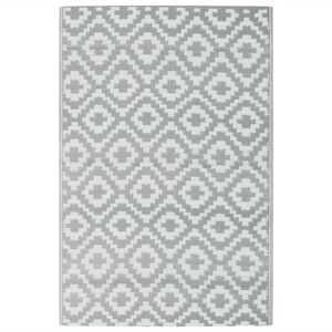 vidaXL Tappeto da Esterni ARAKIL Grigio 120x180 cm in PP