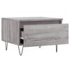 vidaXL Tavolini Salotto 2pz Grigio Sonoma 50x46x35cm Legno Multistrato