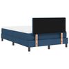 vidaXL Letto a molle con materasso con led Blu 120 x 190 cm Tessuto