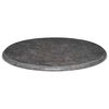 vidaXL Piano per Tavolo Nero &Oslash;60x2,5 cm in Marmo