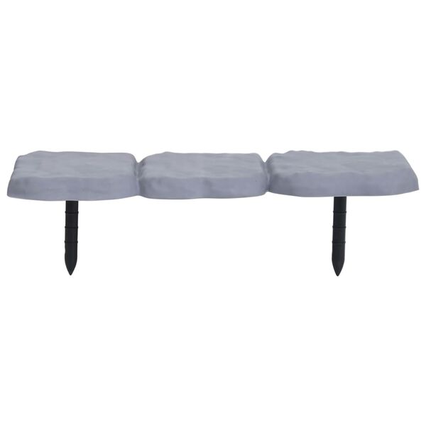 vidaXL Bordature per Prato con Pali 30 pz in PP