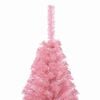 vidaXL Albero di Natale artificiale con luci integrate Rosa 120 cm PVC