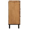 vidaXL Credenza 60x33x75 cm in Legno Massello di Acacia