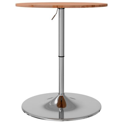 vidaXL Tavolino da Bar Ø60x89,5 cm in Legno Massello di Faggio