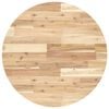 vidaXL Piano Tavolo Rotondo &Oslash;70x2 cm in Legno Massello di Acacia