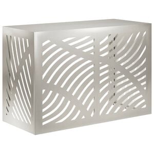 vidaXL Copertura per condizionatore d'aria Argento 90 x 40 x 60 cm