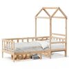 vidaXL Dormeuse con Tetto 80x200 cm in Legno Massello di Pino