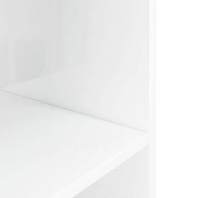 vidaXL Supporto per Acquario 60,5x36x72,5 cm Multistrato Bianco Lucido