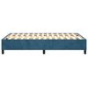 vidaXL Struttura Letto a Rete a Molle Blu Scuro 120x200 cm in Velluto