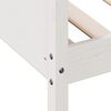 vidaXL Dormeuse senza Materasso Bianca 90x190 cm Legno Massello Pino
