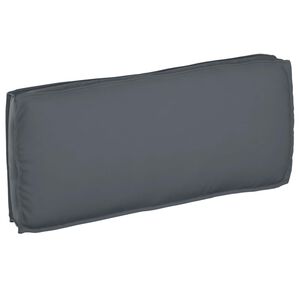vidaXL Cuscino Tessuto Oxford Antracite 120 x 50 x 12 cm