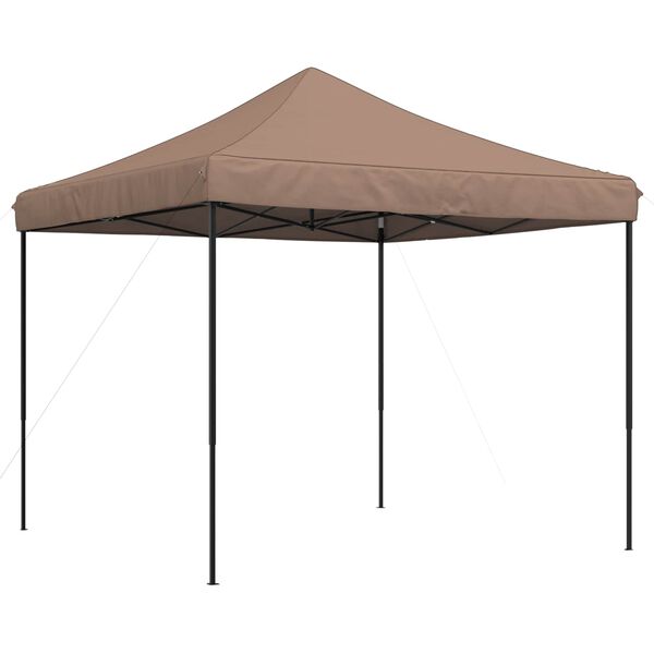 vidaXL Tenda da Festa Pieghevole Pop-Up Marrone 292x292x315 cm