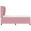 vidaXL Letto a molle con materasso Rosa 190 x 90 cm Poliestere