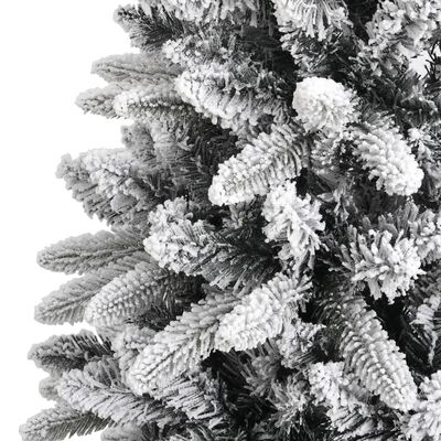 vidaXL Albero di Natale Artificiale con Neve Floccata 210 cm PVC e PE