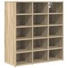 vidaXL Mobile per scarpe 77,5 x 30 x 83,5 cm Legno ingegnerizzato