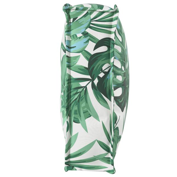 vidaXL Cuscino per schienale pallet Motivo a foglia 120 x 40 x 12 cm