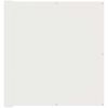 vidaXL Schermo da balcone Bianco 110 x 700 cm Tessuto Oxford