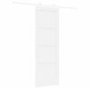 vidaXL Porta scorrevole ORKDAL Bianco 73,5 x 211 cm Pino massello