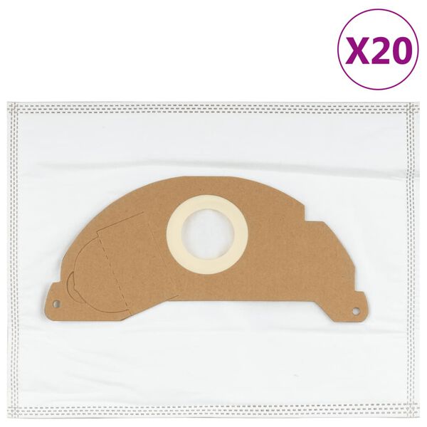 vidaXL Sacchetti per Aspirapolvere per Karcher A2004 20 pz